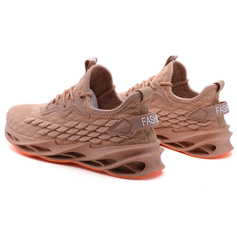 
Custom logo direct sale Fly weave sports running cool sneakers for men 