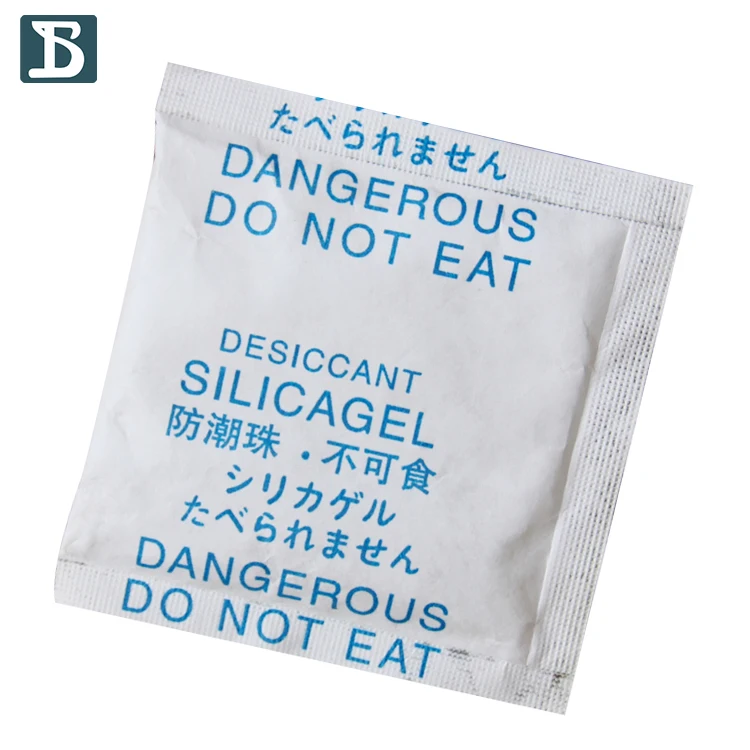 
Nontoxic Food Grade Silica Gel Desiccant Tyvek Paper 5g 