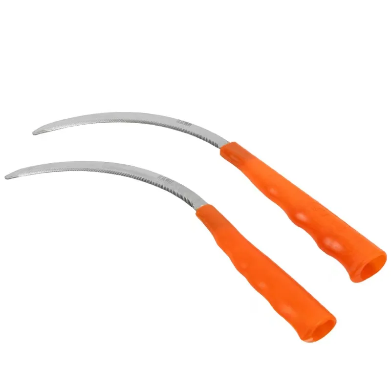 Высококачественные инструменты для сельскохозяйственной фермы с пластиковой ручкой, стальной серп