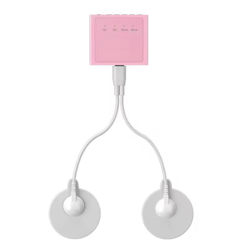 Customizable Portable Low Frequency Muscle Stimulation Dual Channel USB Rechargeable Therapy TENS Unit For Menstrual Pain Relief