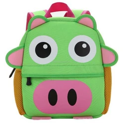 cute cartoon animal shape school bag for kindergarten pupil