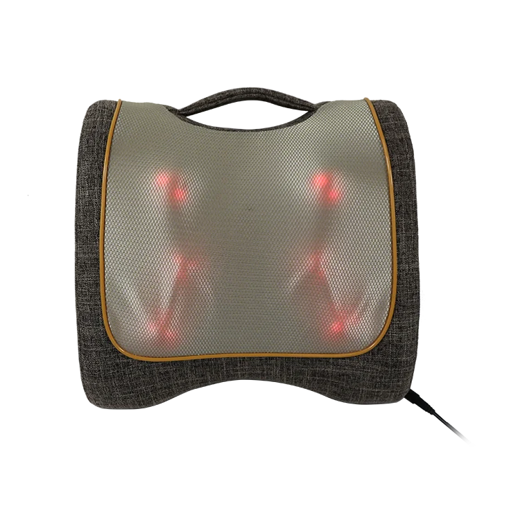 wholesale travel electric pillow massager kneading shiatsu neck massage pillow with heat