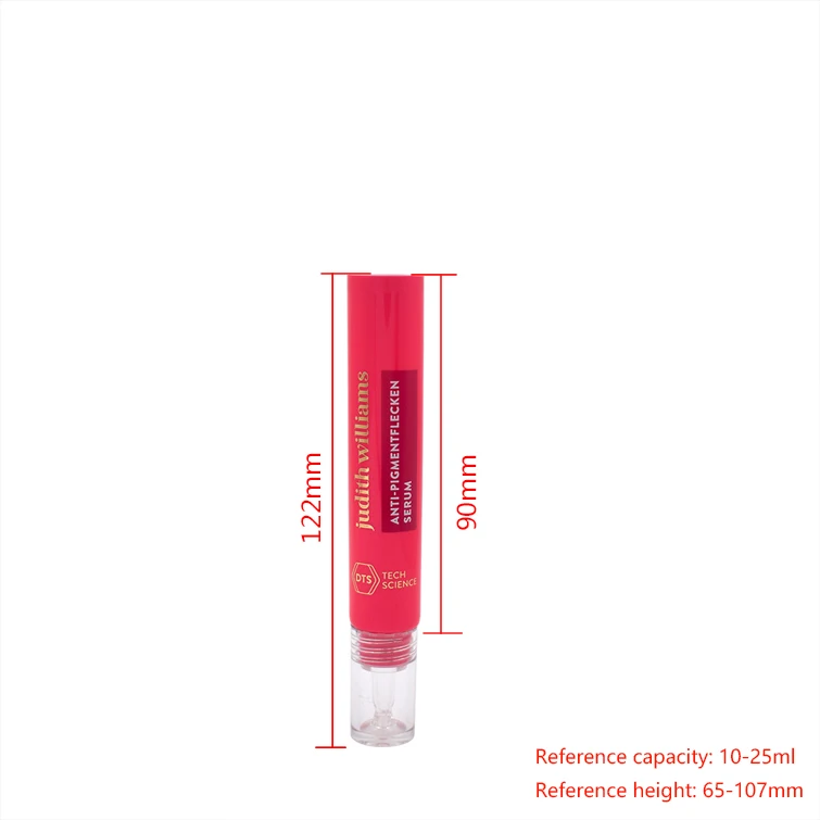 19mm Glass Dropper Cap Tube Eye Cream Aloe Vera Gel Packaging PE Soft Tube 10-25ml Skincare Container Durable High Gloss Finish