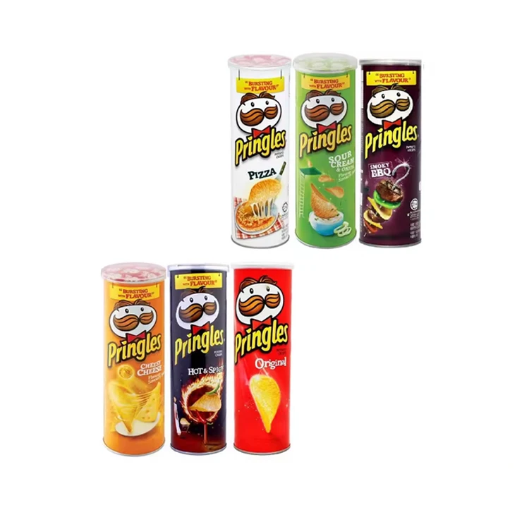 Best Seller Potato Chips (Original/Sour Cream/BBQ/Cheese/Hot&Spicy/Pizza) Crispy Chips Malaysian Snack