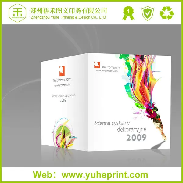 Wholesale Company free design flyer printing brochures advertising Newsletters leaflet