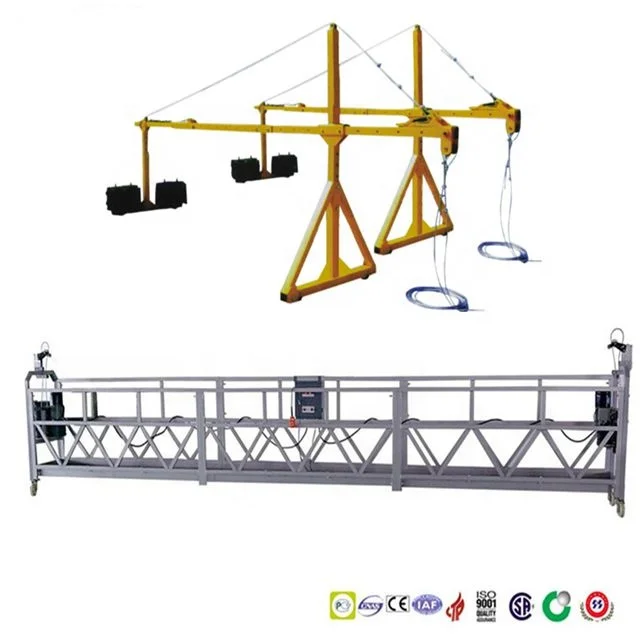 
high quality ZLP series suspended platform/electric scaffolding/cradle 
