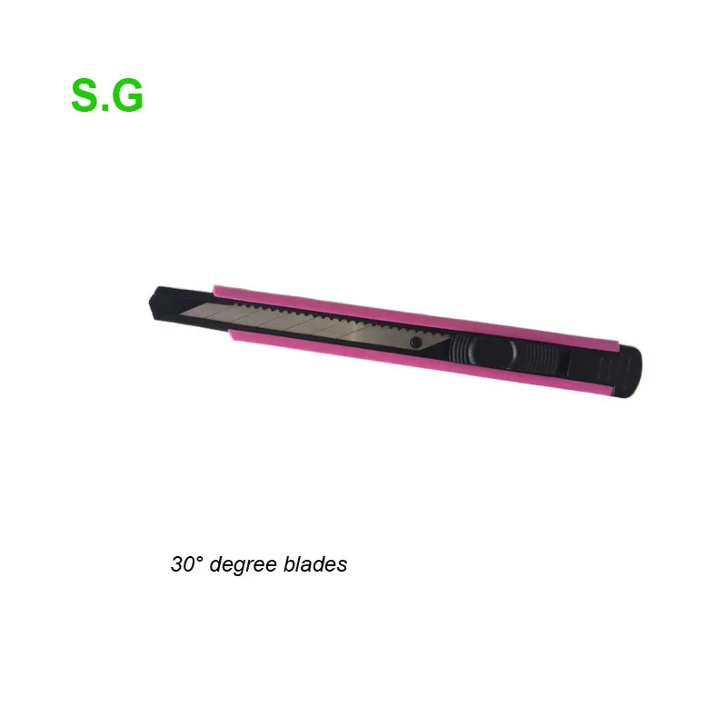 Stationery Knife Retractable Safety DIY small cutting using 9mm Snap Off Blade Utility Knife