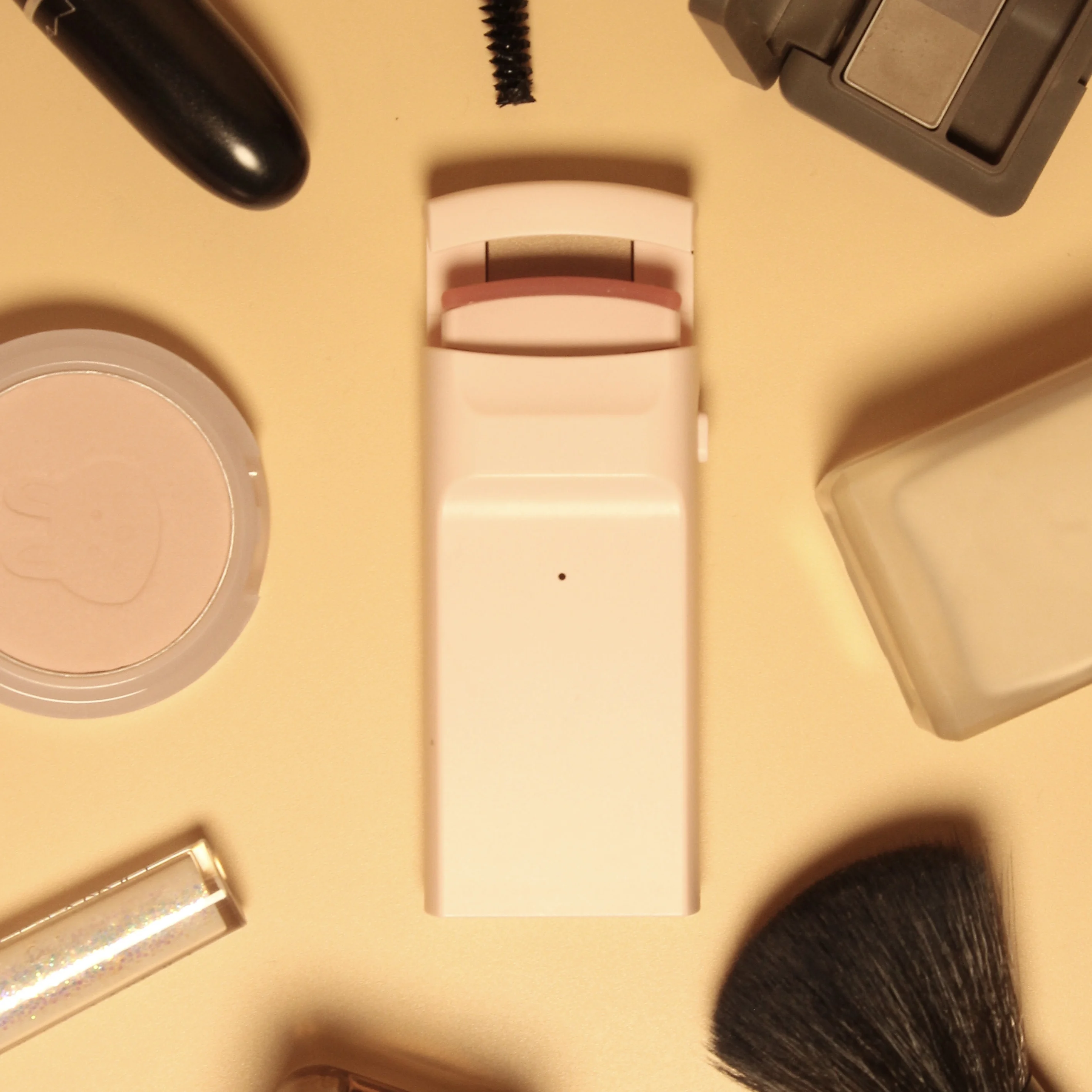 Горячая Распродажа Amazon, мини USB Перезаряжаемый Электрический подогреваемый бигуди для ресниц, увеличитель бровей с силиконовым индикатором