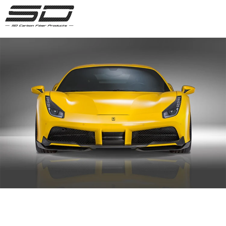 NOVITEC стиль сухое углеродное волокно Корпус наборы для Ferrari 488 GTB