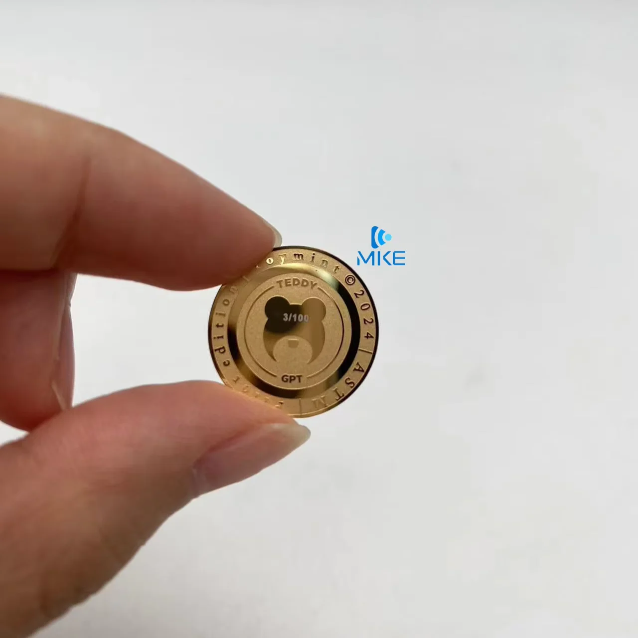 Пользовательские торговые карты 24k позолоченные зеркальные