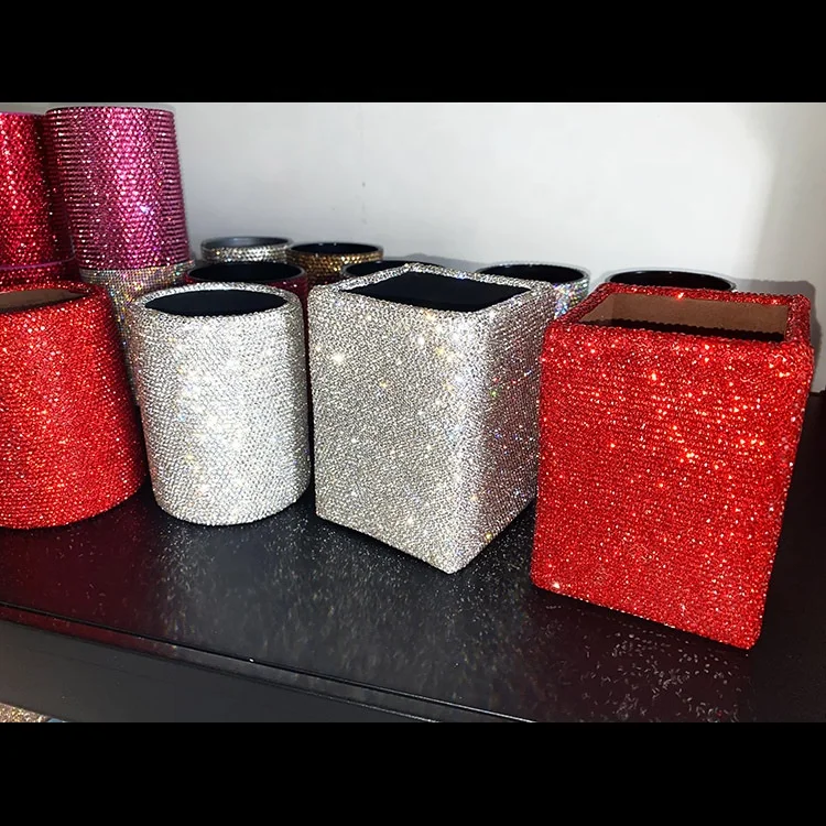 Bling bling crystal pen container pen holder CD-Q031