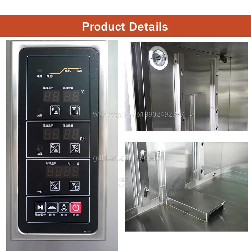 Commercial Industrial Touch Screen Digital Panel Bread Baking One Deck Two Tray Electric Oven With Steam