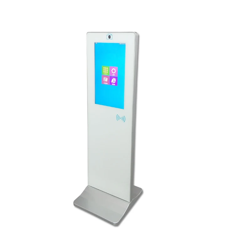 Self service station android system touch screen kiosk interactive NFC card self checkout kiosk stand