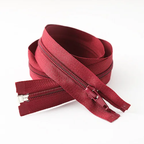
#5 open end auto lock nylon zipper and zips for clothes cremallera de nylon 60cm 65cm 70cm 75cm 