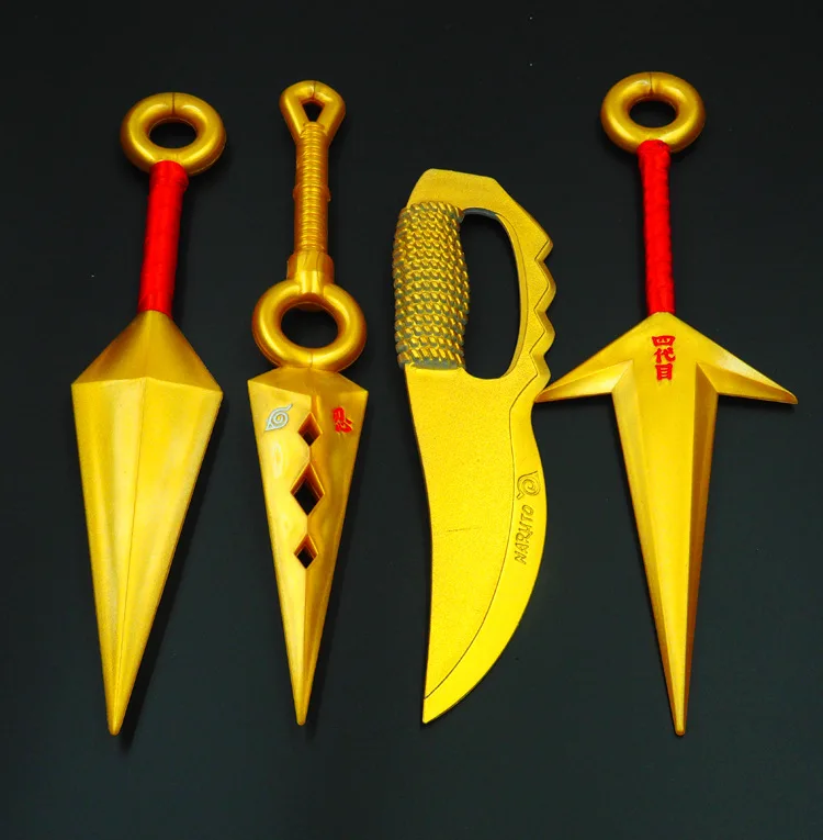 26cm ABS Plastic Kunai Props Big Size Anime Kunai Shuriken Cosplay Props With Box Package