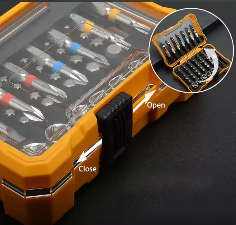 High Quality Screwdriver Home Tool Kit Precision Screwdriver for  Woodworking With Foldable Storage Box