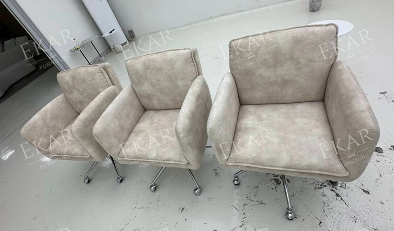 Modern Executive Office Chair Revolving Swivel Chair Reclining Feature Mesh Synthetic Leather Metal Steel Frame Optional Wheels