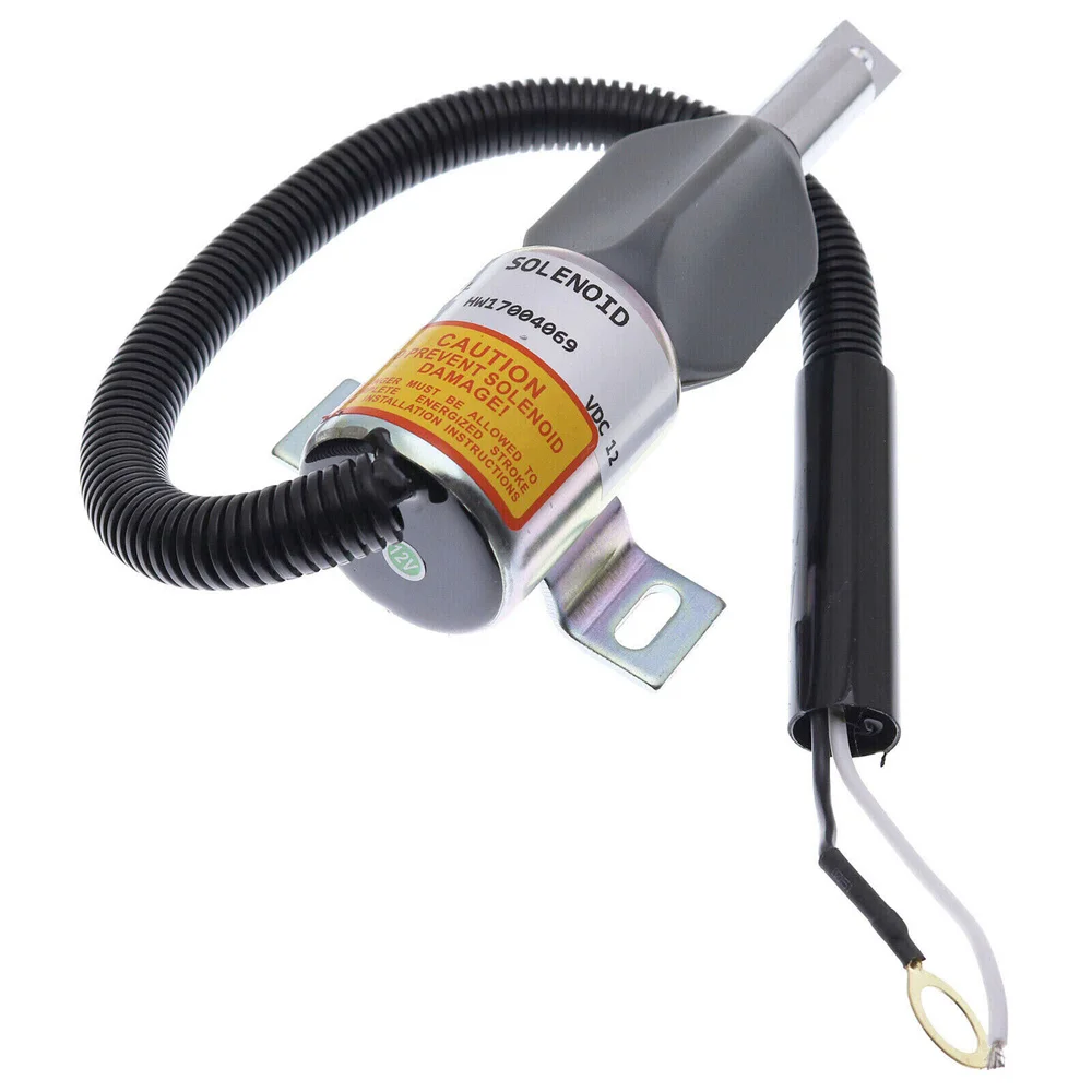 12V Fuel ShutOff Solenoid 1753ES 1700-4069 1700-4061 For Takeuchi TL140