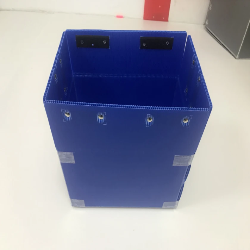 Correx Stackable Clothing Pick Bins Plastic Warehouse Storage box Picking Bins Custom Pp Plastic correx Picking Bins plastic box