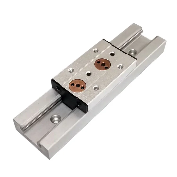 Low cost Low profile ball type linear guide SGR25 dual shaft guide support for cnc ballscrew machine