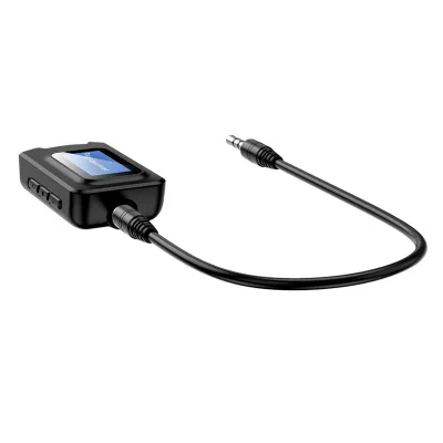 
BT10 BT wireless transmitter receiver car two-in-one with display USB5.0 BT wireless adapter 