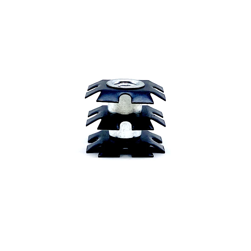 China factory price M5 M6 M8 M10 M12 tube connecting nut 1/4 3/16 5/16 3/8 crown nut star threaded tube insert nut