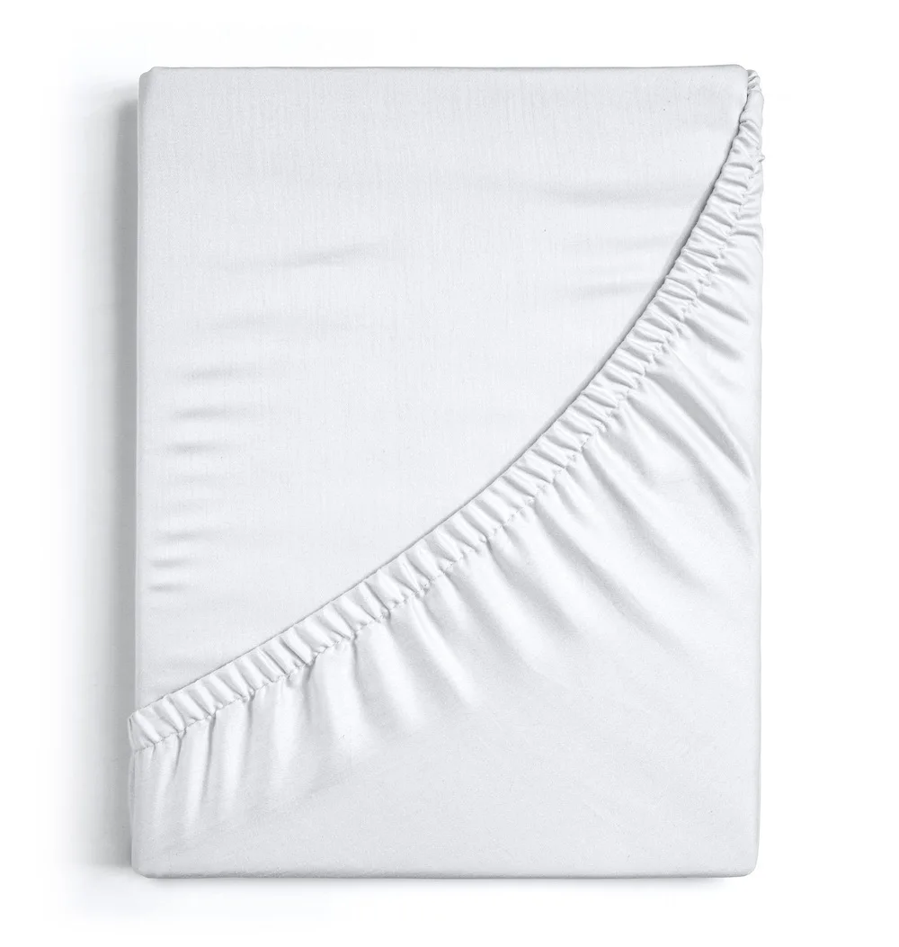 Элия 100% египетского хлопка Dekbedovertrek 300TC Colchas с подвязками двуспальная кровать «Квин-сайз» цвет-белый все размеры гостиничного постельного белья