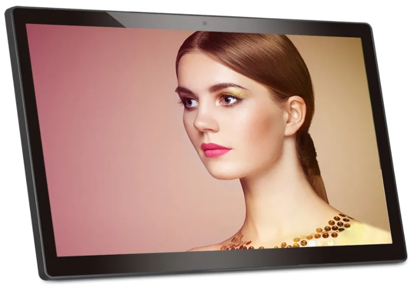 15.6 Inch 1080P IPS display android media player 15.6 inch capacitive touch front camera WIFI RJ45 android advertising player