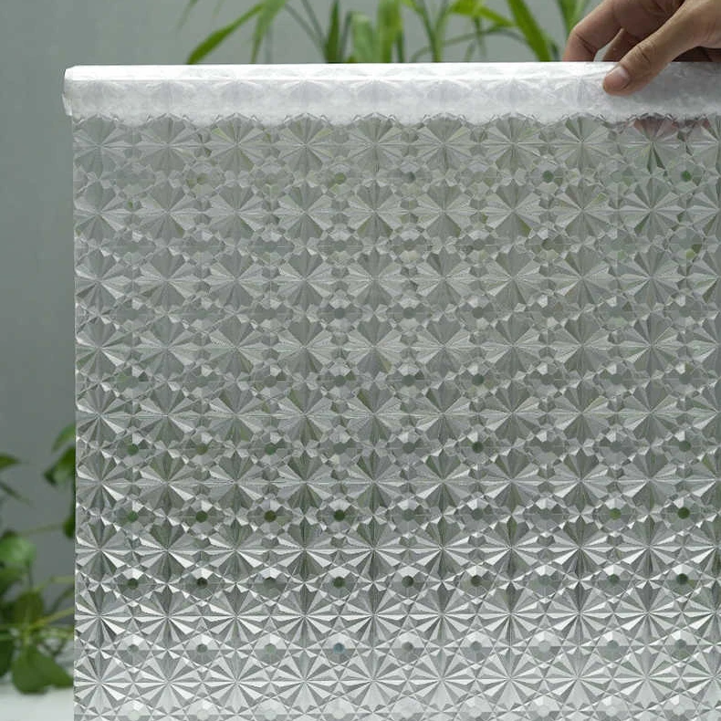 static cling self adhesive frosted privacy glass  window film decoration films for glass