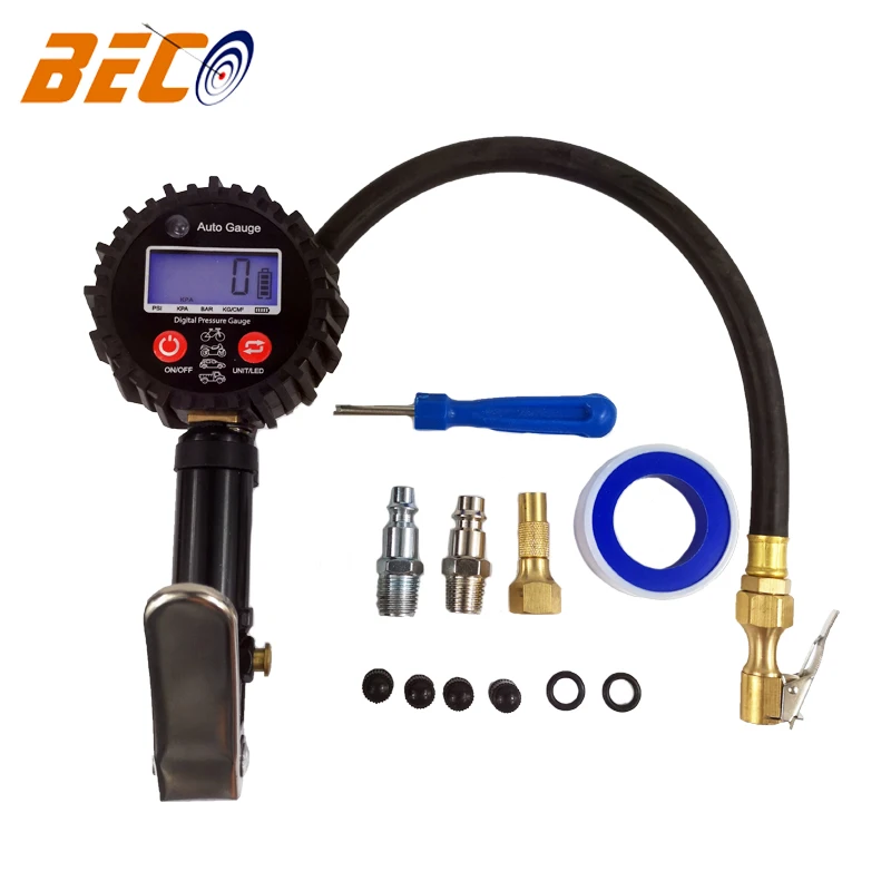  Beco цифровой Воздушный шиномонтаж датчик 0.1psi разрешение и