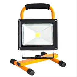 Portable Rechargeable 14.8V 8800mAh Battery Powered 50W Outdoor Camping Emergency LED Flood Work Light for Car Vessel