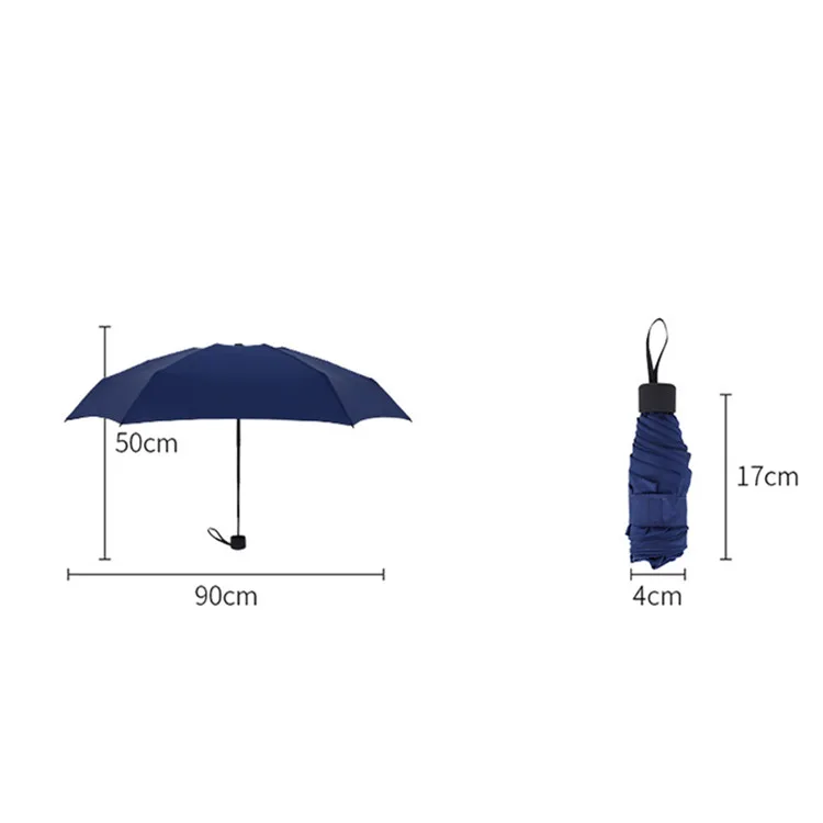 Paradise china supplier wholesale promotion custom branded cheap sun rain folding umbrellas with logo