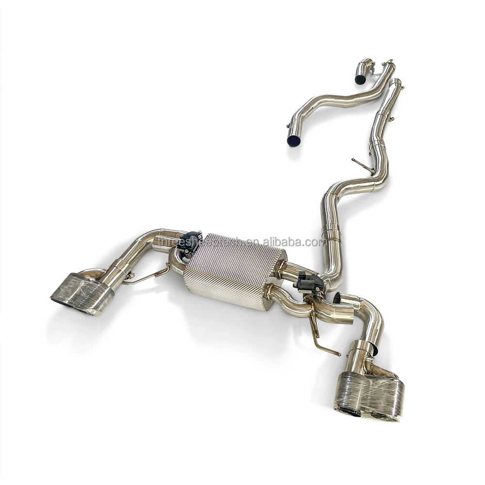 Auto Performance Parts Tuning Exhausted System For Bmw B58 325/330 G20/G28 B48 Catback Exhaust Muffler With Valves