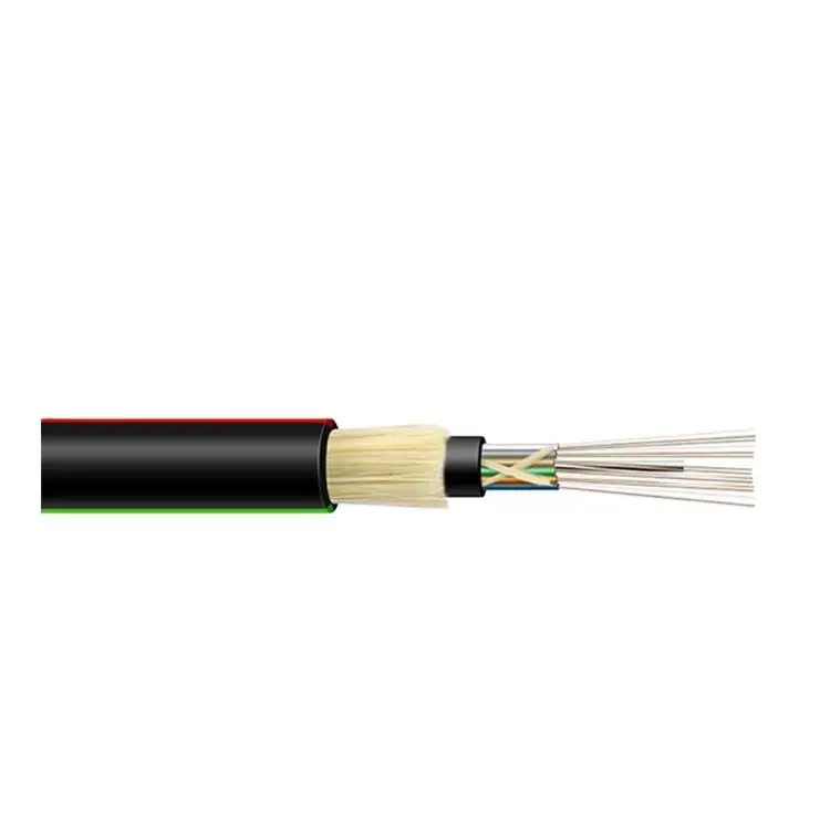 Geteknet 2km 12 24 32 48 96 144 core communication equipment cable ADSS G652D outdoor fibra optica fiber optic cable