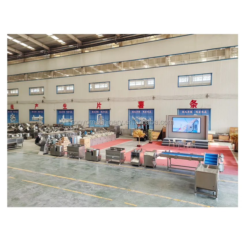 50kg To 200kg Potato Chips Making Machine Automatic French Fries Machine Small Scale French Fries Production Line