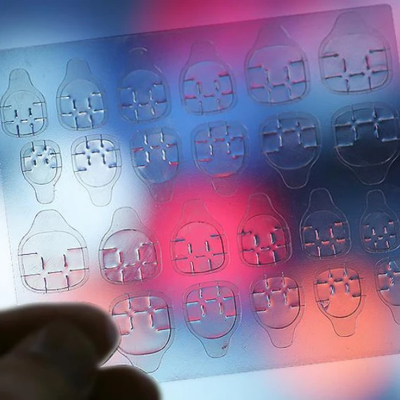 New type waterproof jelly nail glue stickers custom double sided adhesive nail sticker