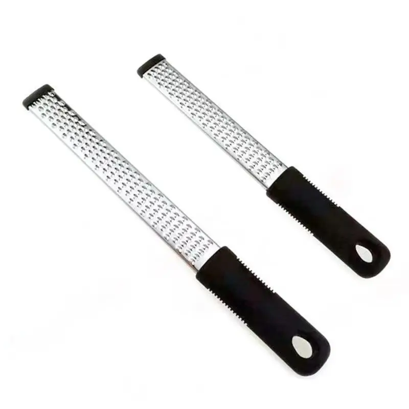 Kitchen Stainless Steel Fruit Cheese Cutter Shredder Chocolates Grater With Wood Handle