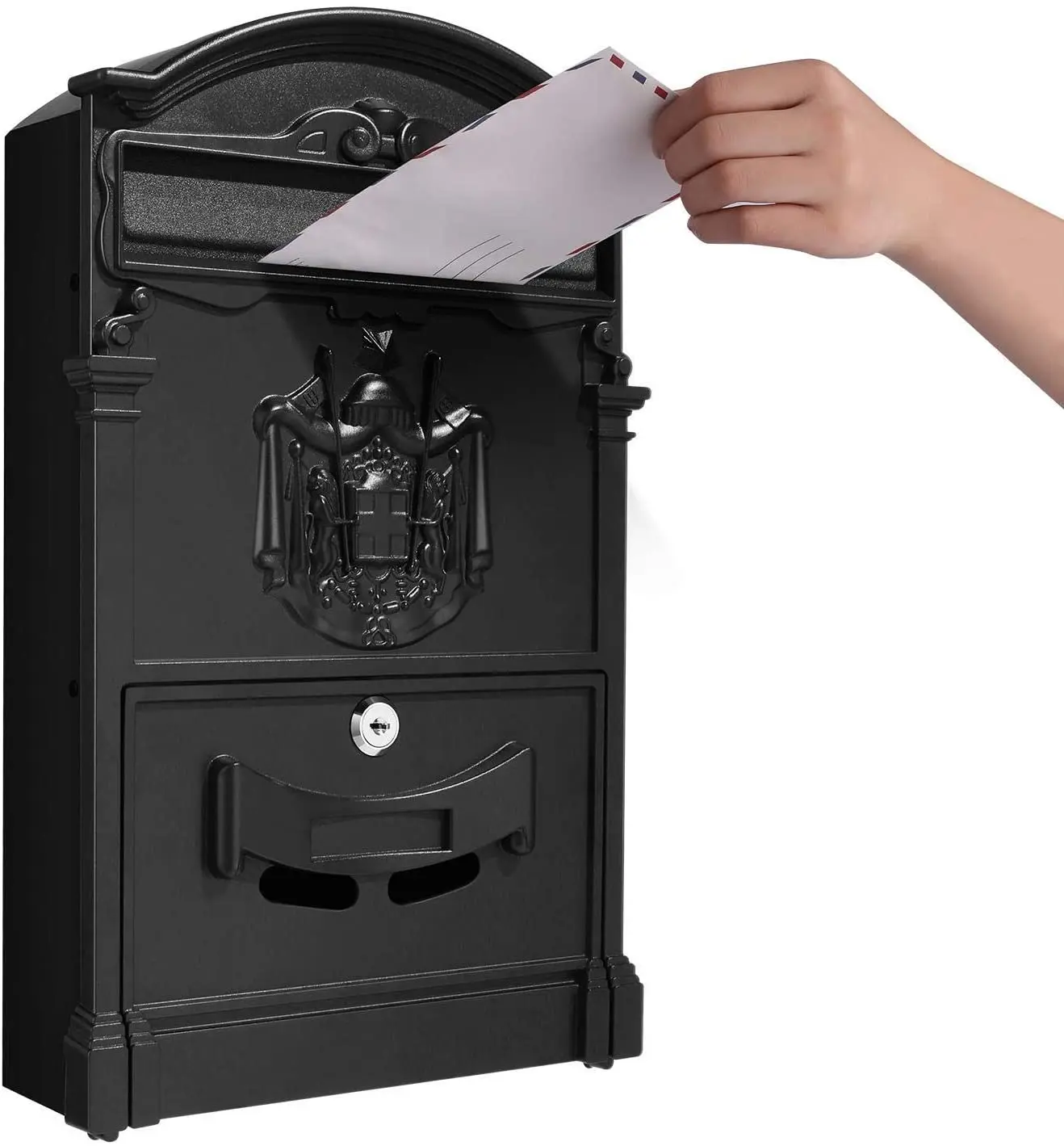 High-quality mailboxes residential smart letter box cost aluminum decorative mail post wall mounted box