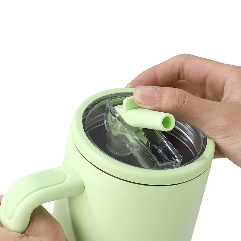 Wholesale Large 40oz Vacuum Insulated Cup No Spill Hydro Traveler Stainless Steel Tumbler With Handle And Flip Straw Lid