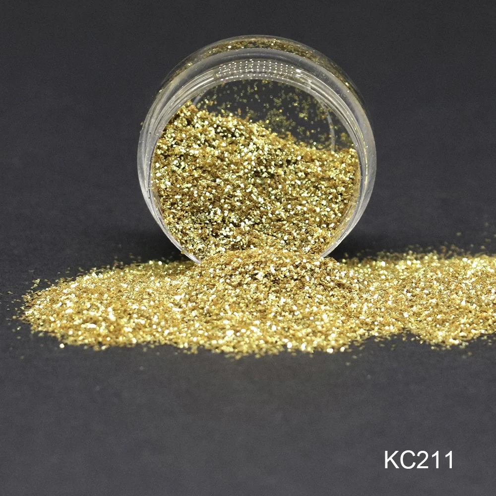 Factory price Golden Solid Glitter Powder nail pigment for fish lure