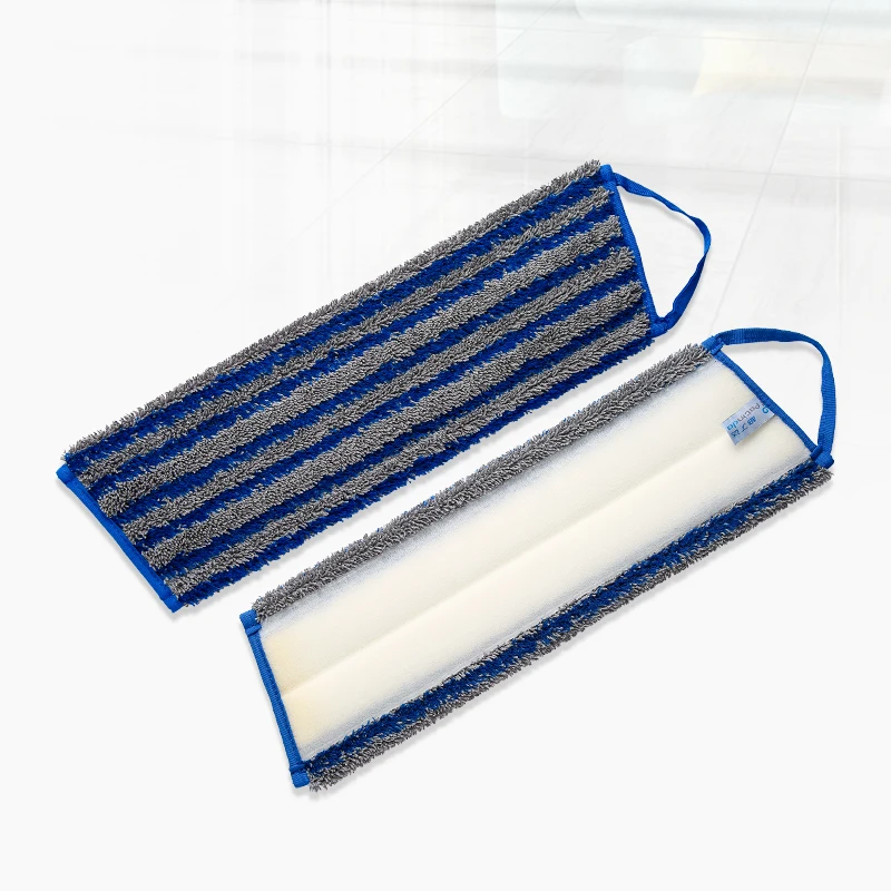 Commercial Industrial Microfiber Trapezoid Scrubbing Twisted Mop Pad Wet Industrial Mops Wet Mops Refill Head Cleaning Tools