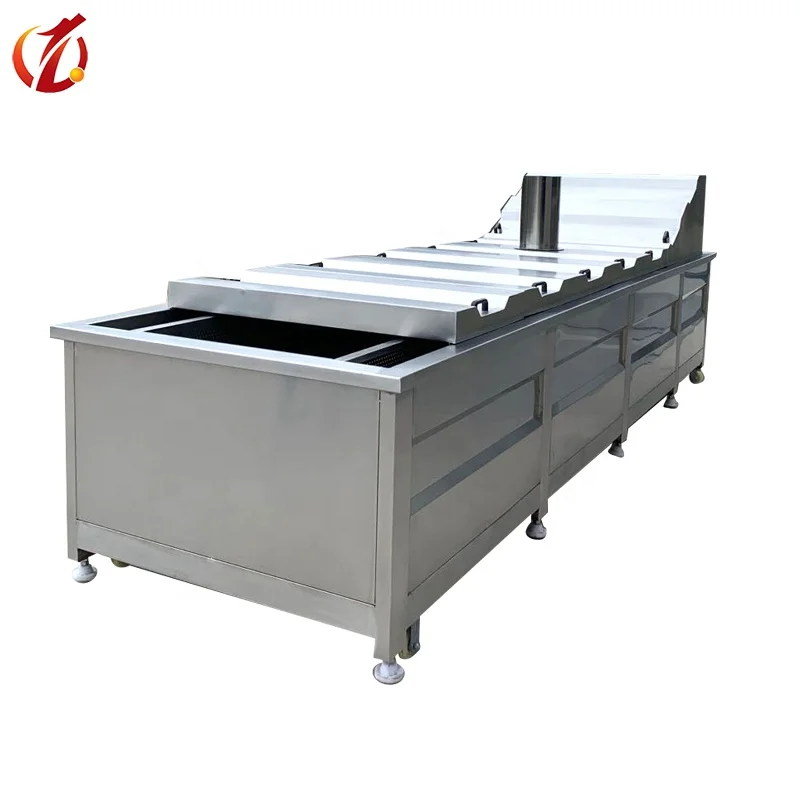 Fruit Mango Seafood Blanching Machine Vegetable Potato Processing Blanching Line