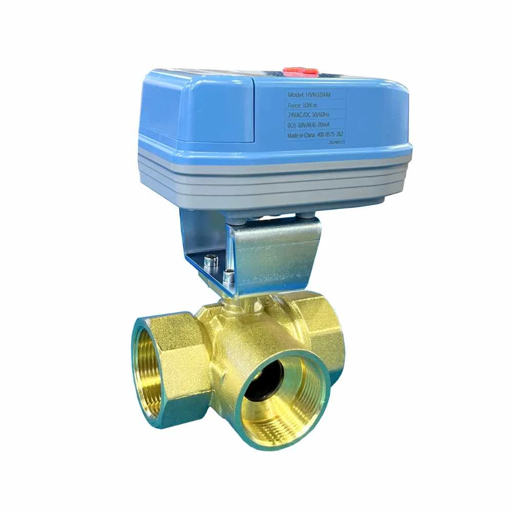new design  sell well 24vac  2 way 1 inch 4.0MPa motorized ball valve electric actuator 0-10v 4-20ma