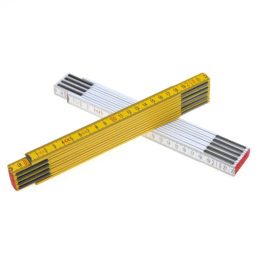 Высококачественная деревянная складная линейка точные весы 2 м 10 складная деревянная складная линейка с пружинными звеньями