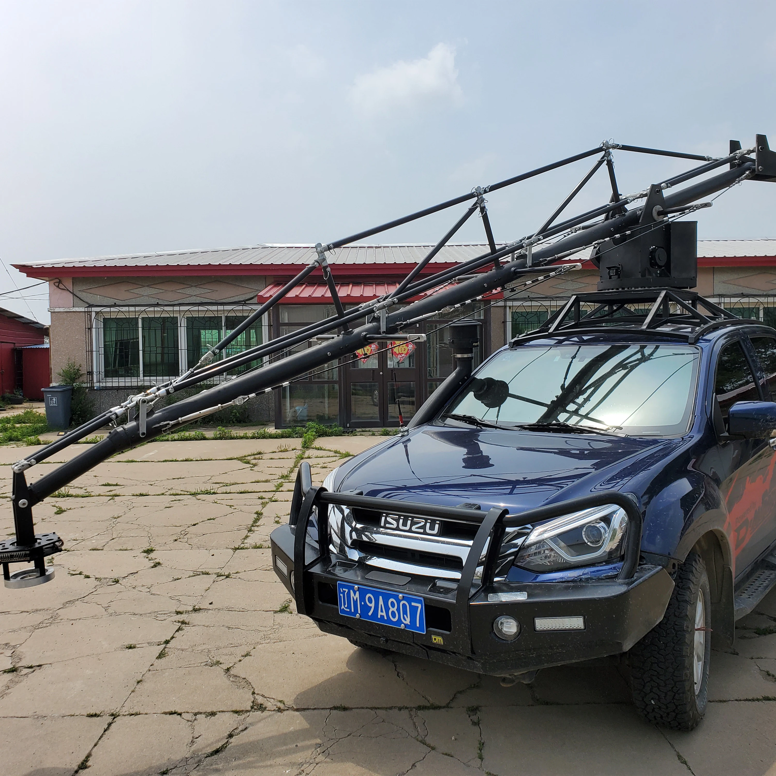 Professional 6 Meters Camera Crane Installed On Cars Vehicle Camera Crane for Sale