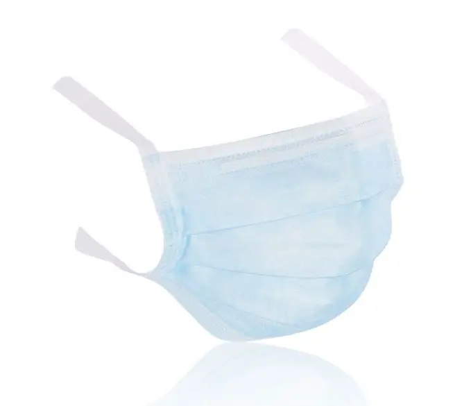 Hot selling Disposable Adult  tie on medical 3ply Face Mask
