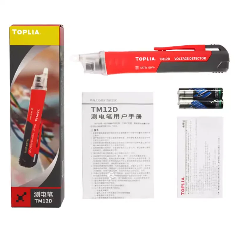 UNI-T TOPLIA TM12D Pro AC Voltage Tester Detector Non-contact Indicator for Electrician