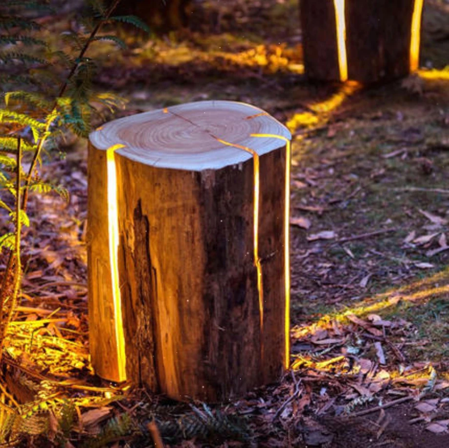 Outdoor waterproof IP54 rural stump garden LED decorative landscape lamp