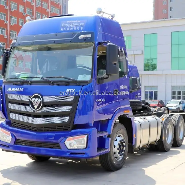 2023 новый трактор Foton Auman ручной автоматический 480hp левый привод 400L дизельный ETX 6x4 тягач грузовик Euro 4 продажа