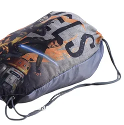 Full Color Sublimation Custom Polyester Drawstring Backpack Bag